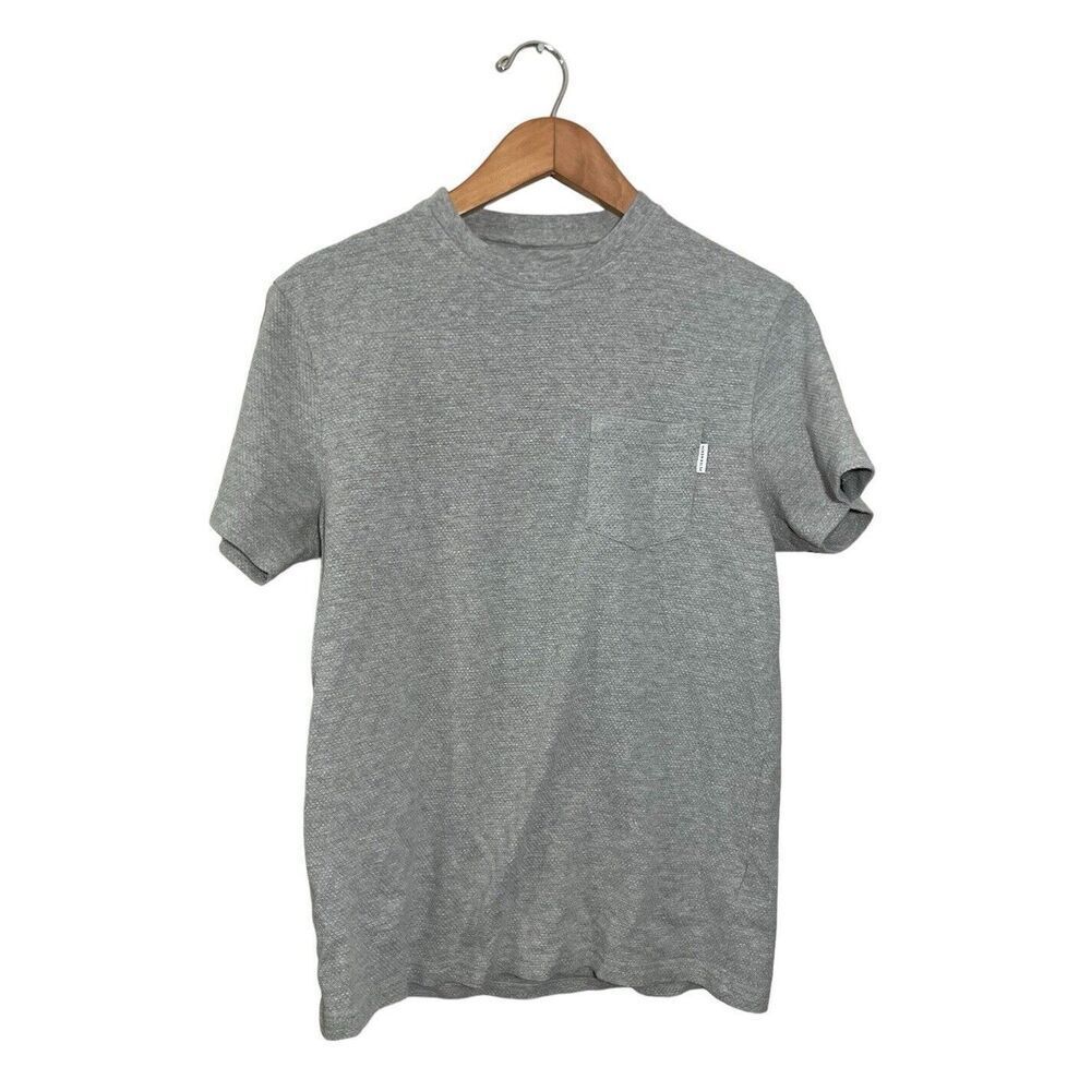 Peter Werth London Men's N.1 Gray Bowling Pocket T-Shirt Size US‎ Small Cotton